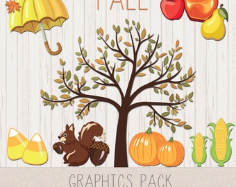 LeeLee Graphics - Clip Art (Fall)