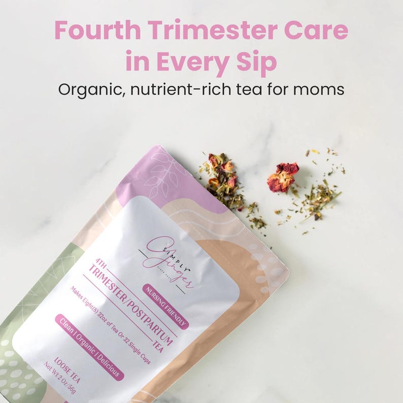 4Th Trimester / Post Partum Tea ll New Mom Tea ll Baby Shower Gift ll Nursing Friendly Tea image 2