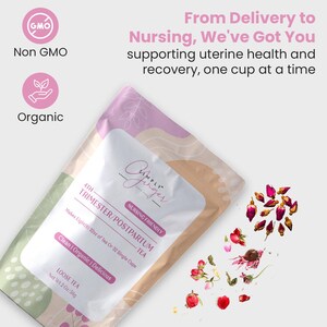 4Th Trimester / Post Partum Tea ll New Mom Tea ll Baby Shower Gift ll Nursing Friendly Tea image 6