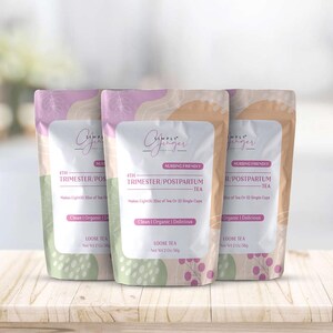 4Th Trimester / Post Partum Tea ll New Mom Tea ll Baby Shower Gift ll Nursing Friendly Tea image 3
