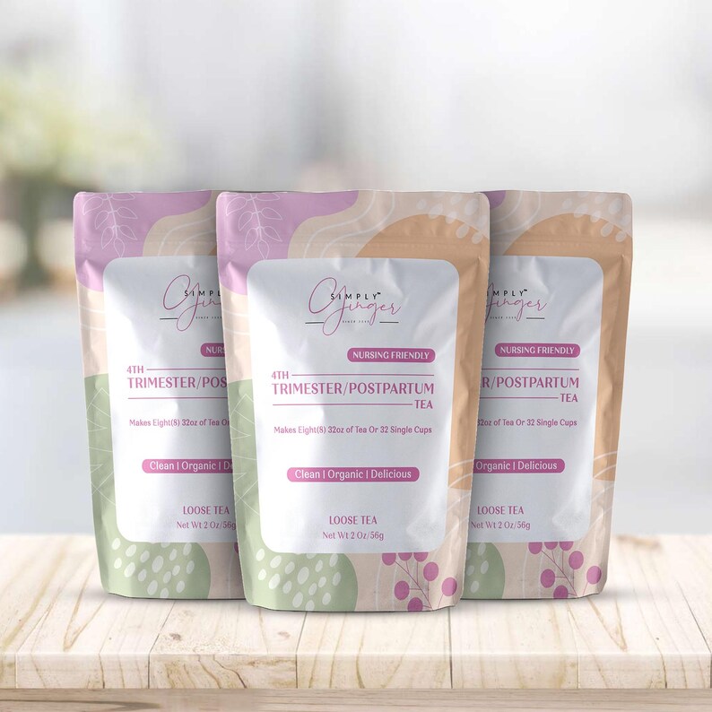 4Th Trimester / Post Partum Tea ll New Mom Tea ll Baby Shower Gift ll Nursing Friendly Tea image 3
