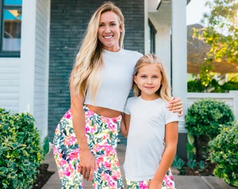 Matching leggings, Mommy and me leggings, mother daughter leggings, matching outfits, toddler leggings, yoga leggings, mother daughter yoga