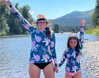 Matching Rash Guard Shirts, mommy and me rash guard, family rash guard, cute rash guard, matching swim, matching outfits, toddler rash guard