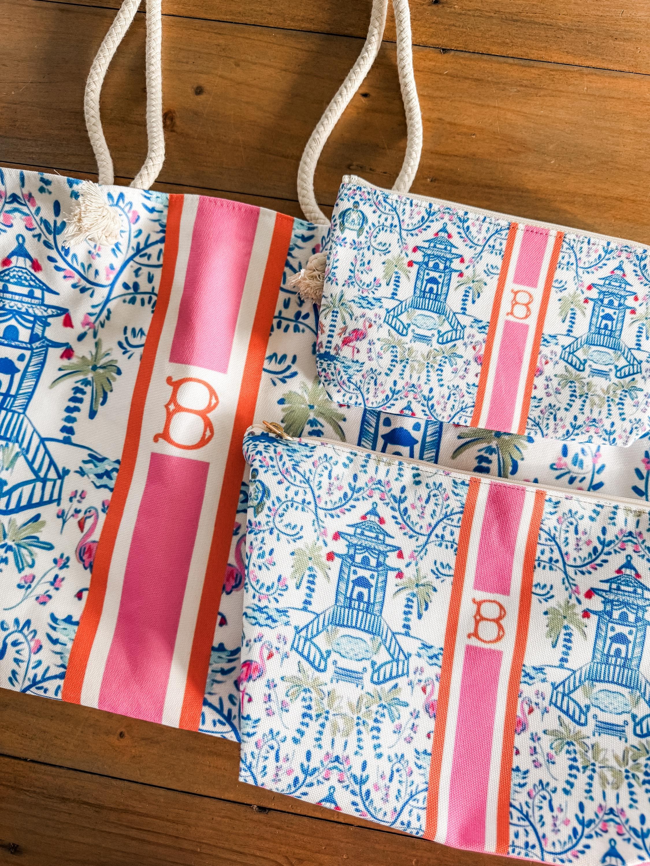 Chinoiserie Mahjong tote, monogrammed tote, Mahj Tote, personalized gift, chinoiserie tote, Mahj Gift, Mahjong Travel Bag, Mahjong Gift