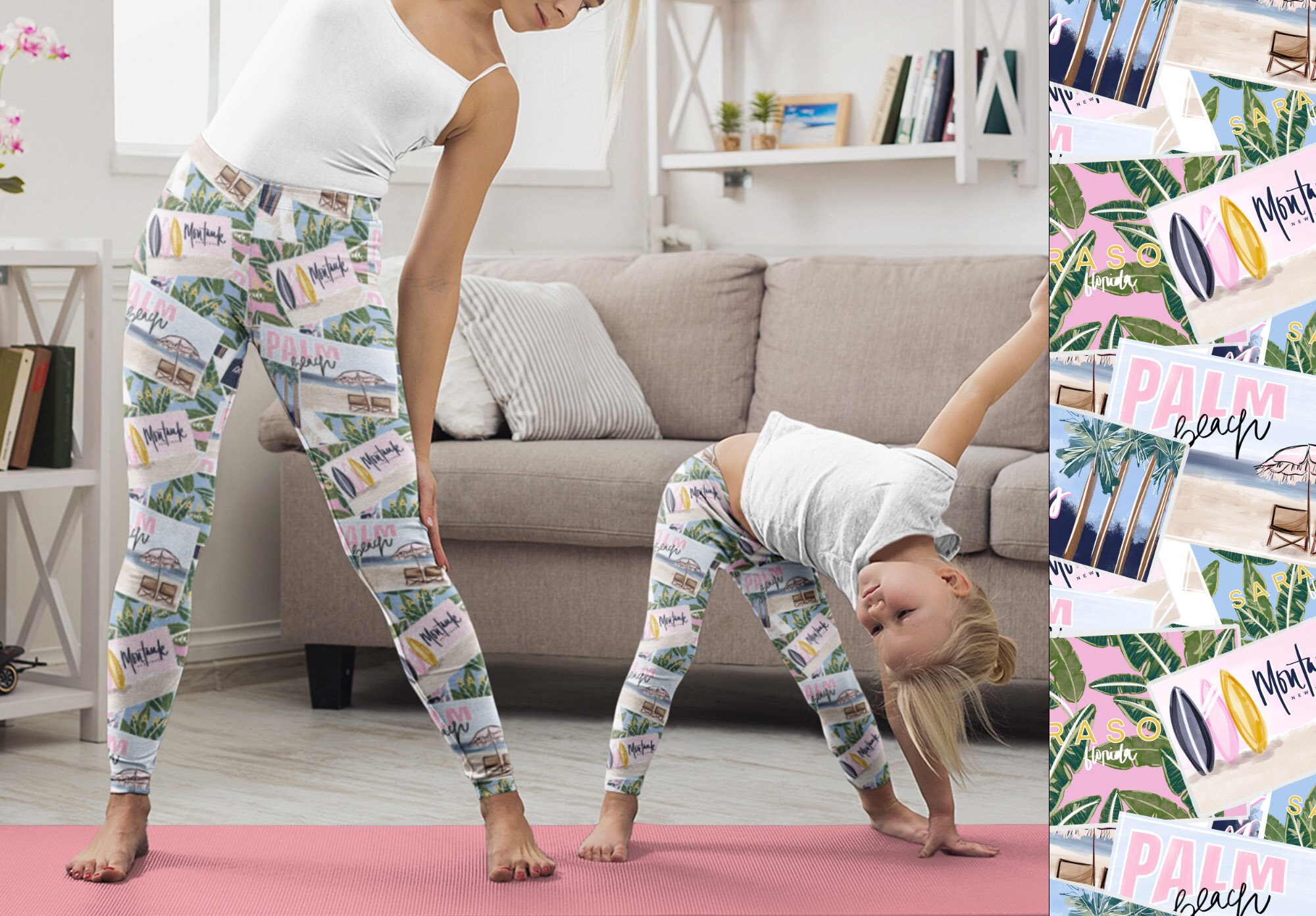 Mommy And Me Matching Yoga Outfits