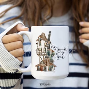 The Burrows Mug: Potter Inspired Coffee Mug, Britt Mills Illustration