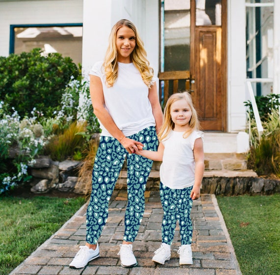 Mommy and me matching yoga pants 2025