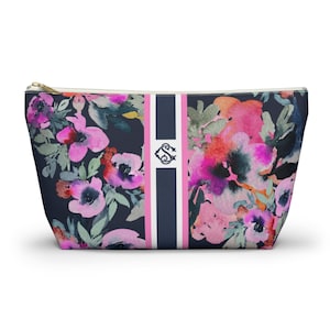 Floral Mahjong Tile Bag: Personalized Preppy Pouch
