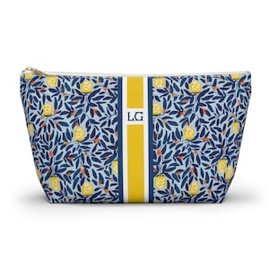 Chinoiserie Mahjong Tile Pouch: Monogrammed Accessory Bag