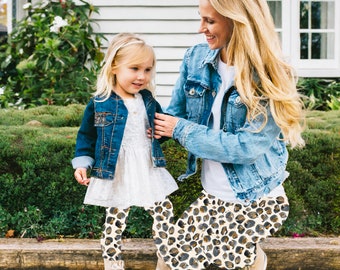 Matching leggings, Mommy and me leggings, mother daughter leggings, matching outfits, toddler leggings, yoga leggings, mother daughter yoga