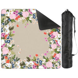 Mahjong Mat, Mah jongg game mat, Mahjong floral mat, Preppy Mahjong mat, Mahjong gift, Mah jongg accessories, Mahjong watercolor mat, Mahj