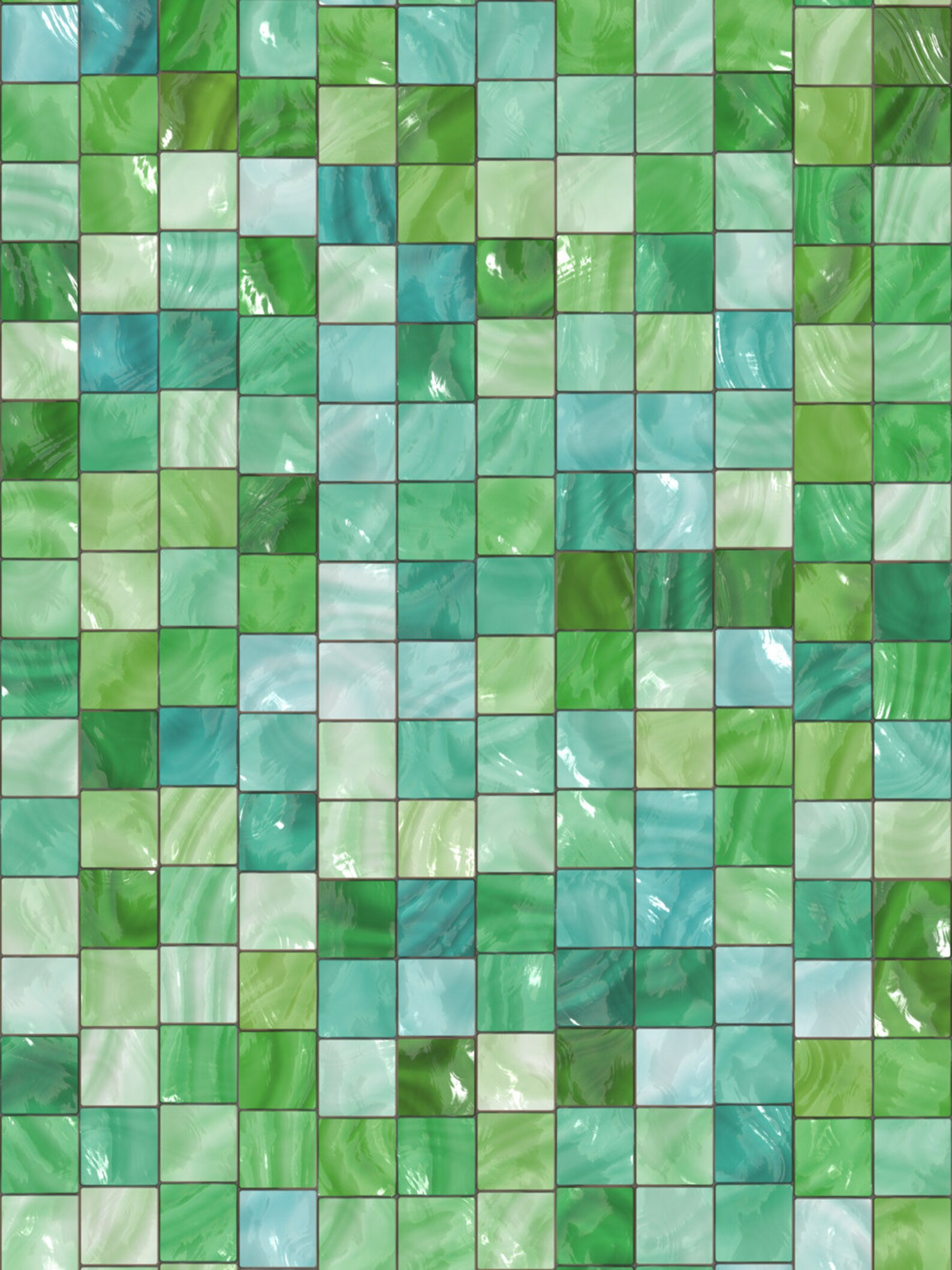 Green Tile Backdrop blue tile wall Printed backdrop Etsy