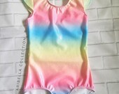 Unicorn Leotard Girls Swimsuit Dance Outfit Swimwear Costume Rainbow Toddler Baby Girl Gymnastics Dancewear Lover Gift READY TO SHIP
