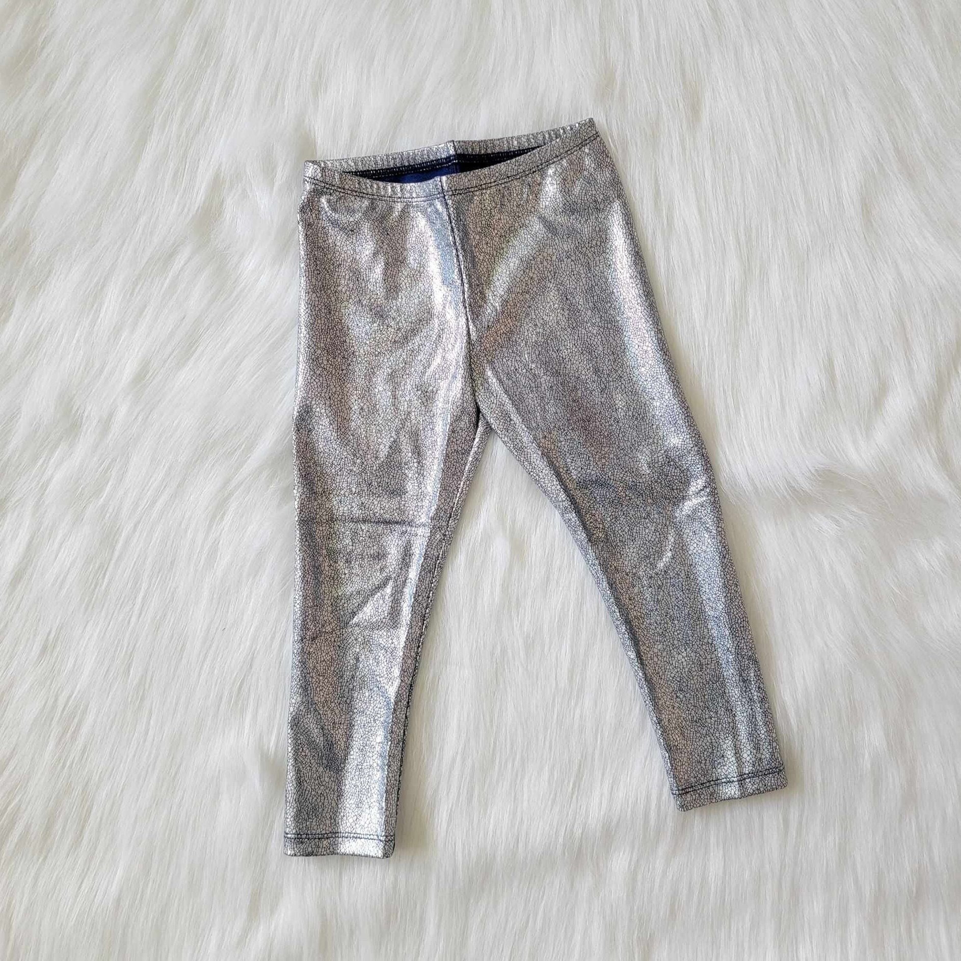 Shiny Metallic Silver Silver Leggings Womens Style 64601691 From Qqueyyueg,  $45.2