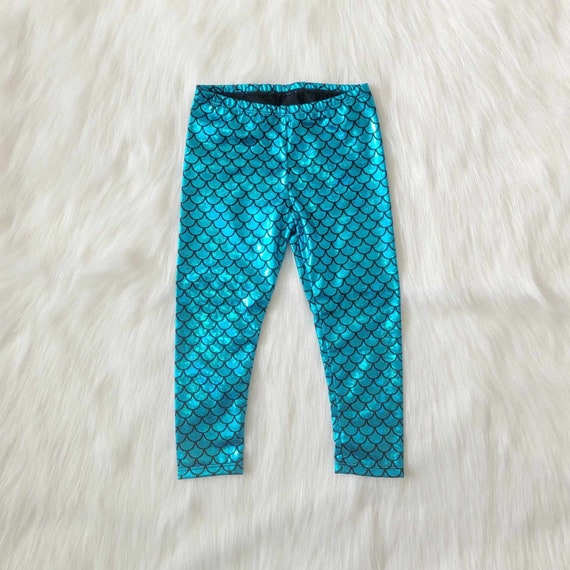 Leggings For Fitness Mermaid Leggings 3d Fish Scale Leggings High Waist  Pants For Halloween Dance Party Festival