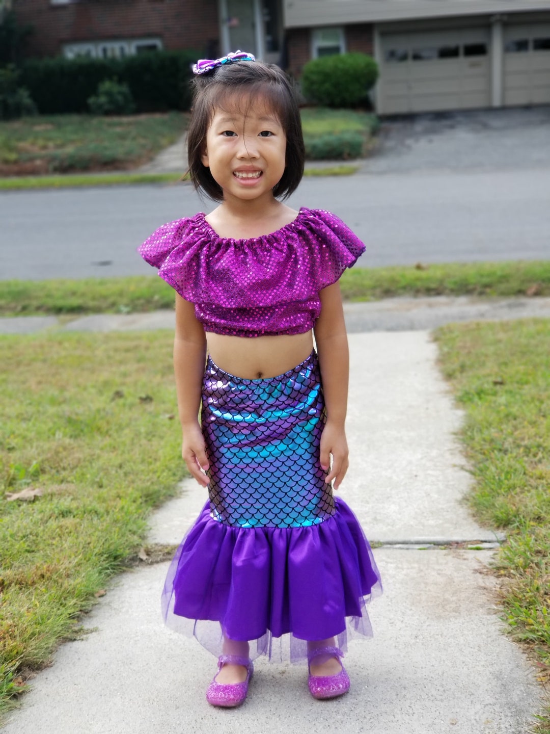 Mermaid Skirt & Top (Age 3-6) main image 0