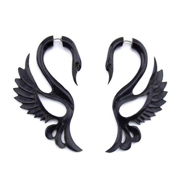 Fake Gauge Earrings Etsy