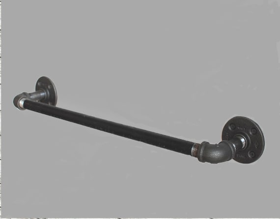Galvanized Steel Pipe Industrial Style Towel Bar Galvanized Steel Pipe Industrial Style Towel Bar