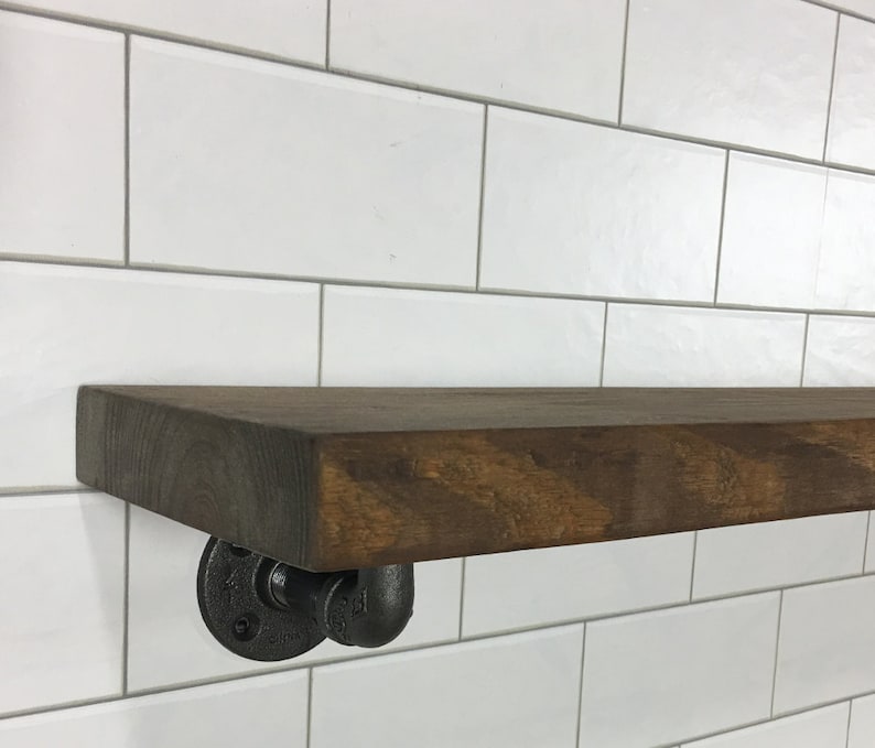 Floating Shelves Wall Shelf Angled Bracket Farmhouse Decor Etsy