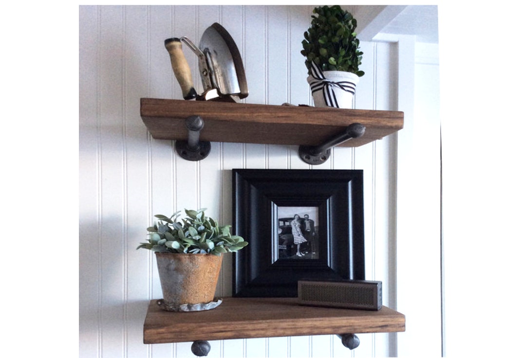 Rustic Shelving Unit Short Super Short Rustic Floating Shelf. Be Sure This Short Shelf - Etsy