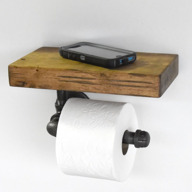 Farmhouse Toilet Paper Holder - Etsy