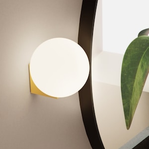 TINA - Vanity Lighting - Wall Light Sconce - Light Vanity Fixture - Mid Century Modern - Minimalist - Bathroom IP44