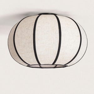 ABRIL - Flush Mount Shade Light - Light Fixture - Lighting - Ceiling Lamp - Contemporary Home Decor - Ceiling Lampshade