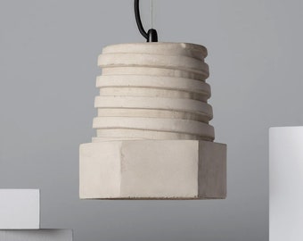 GAVY - Industrial Concrete Pendant Lamp | Minimalist Lighting Fixture for Modern Decor
