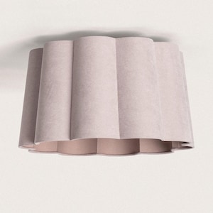 MALVA - Flush Mount Shade Light - Light Fixture - Lighting - Ceiling Lamp - Contemporary Home Decor - Ceiling Lampshade