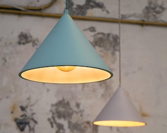 VILA - Ceramic Pendant lights - Scandinavian Hanging Fixture - Ceiling Light Shade - Modern Nordic Chandelier Lamp