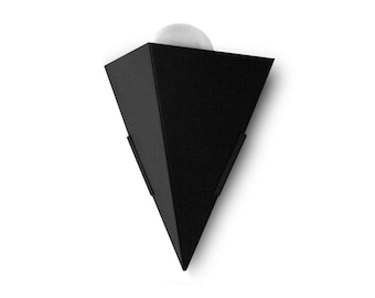 PYRAMID - Black Modern Sconce - Minimalist Lighting - Entryway Lamp - Minimal Wall Light Fixture - Home Decor