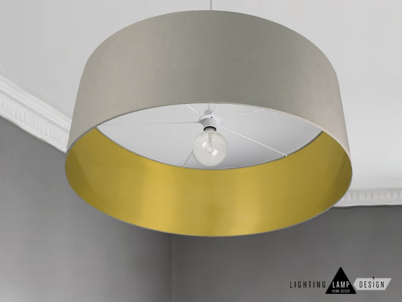 pendant ceiling Flush ceiling lampshade Vintage Lampshade extra large