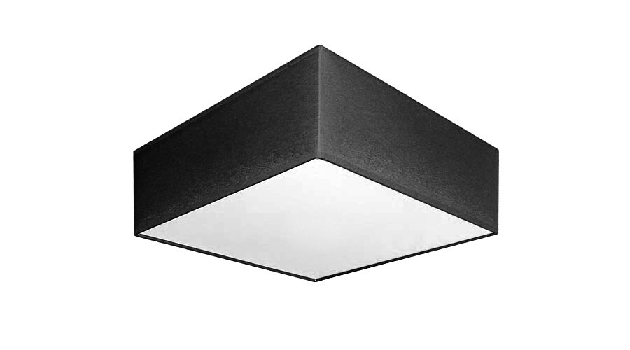 Flush Mount Ceiling Black Square Lamp Shade Square