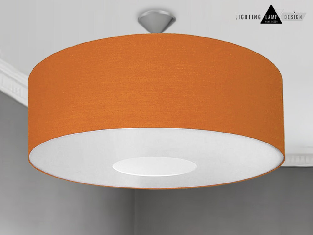 Large Oversized Lampshade 70cm Drum Ceiling Lightshade Large Oversized Lampshade 70cm Drum Ceiling Lightshade With Diffuser Choice Of Colours Flush Unique