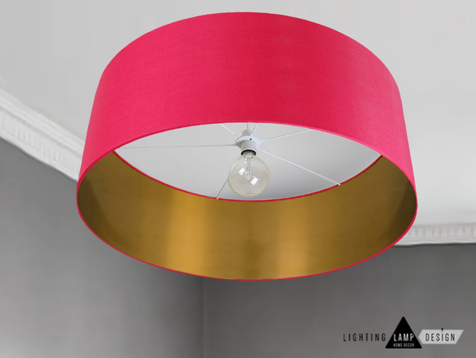 Large Lamp Shade Drum Ceiling Lightshade Extra Large Drum Etsy