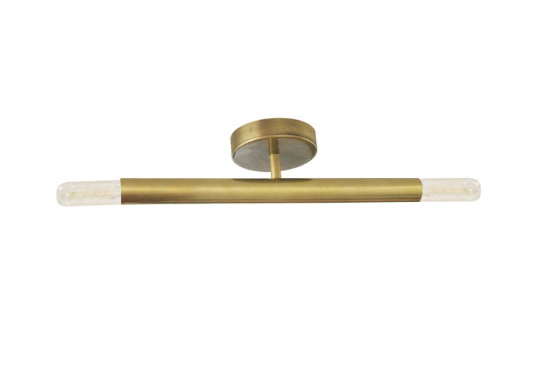 DEBBIE Elegant Brass Vanity Light Fixture with 2 Lights Perfect for Modern Bathroom Decor image 3