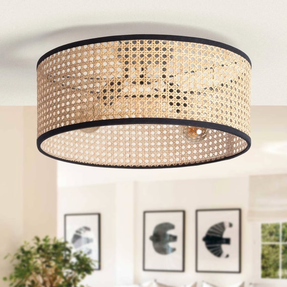Buy MiniSun - Retro Style Black And Gold Metal Ceiling Pendant Light