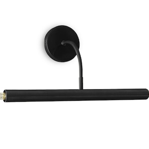 NURI - Stylish Black Vanity Lamp with 2 Lights, Great for Picture light and Mirror lamp