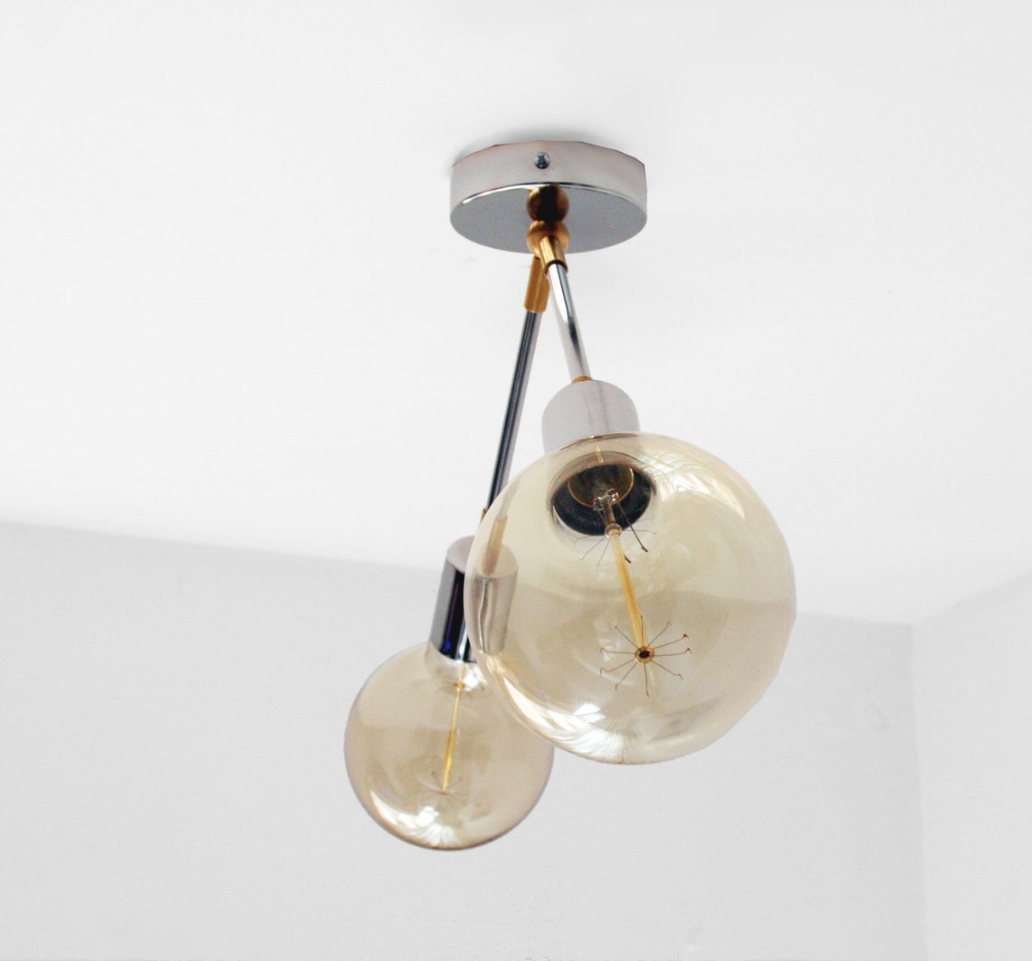 Moder empotrón de la luz del techo doble accesorio de techo | Etsy