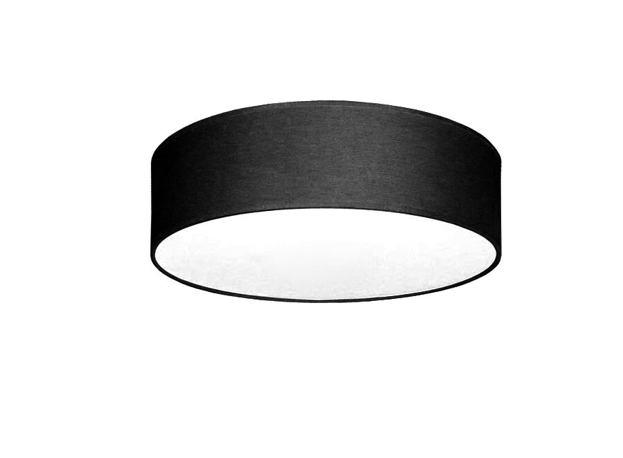 XL Drum Plafond Ceiling Lamp Shade Black . Plafond Lampshade. Etsy