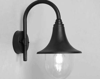 DROP - Industriële wandkandelaar voor buiten: waterdichte kerstverlichting, verandaverlichting