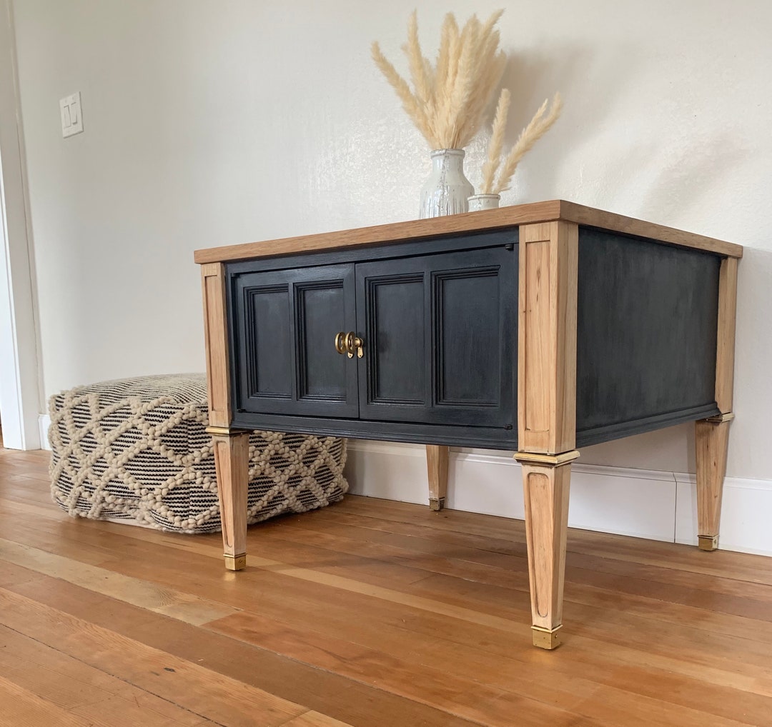 Mid Century Modern Vintage Boho End Table Side Table Etsy