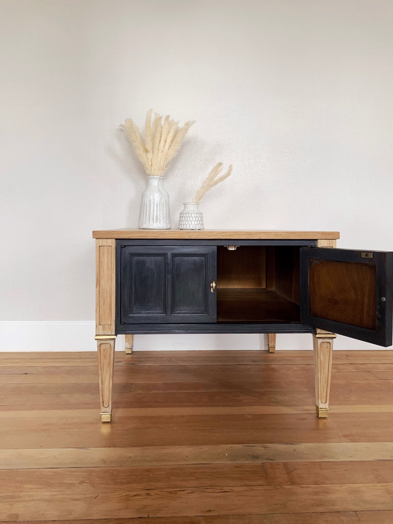 Mid Century Modern Vintage Boho End Table Side Table Etsy