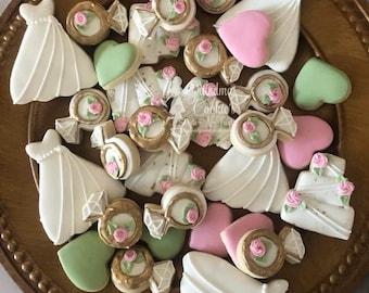 Wedding Shower Mini Sugar Cookies