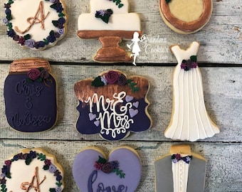 Wedding Shower Sugar Cookies