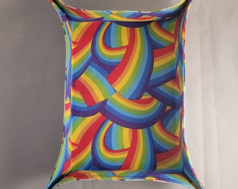 Collapsible Rainbow Unicorn Dice Tray