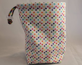 Rainbow Reversible Dice Bag