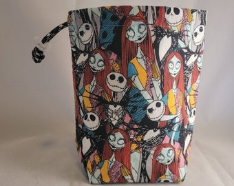 Nightmare Before Christmas Reversible Dice Bag