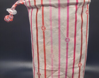 Lesbian/Pulp Fiction Reversible Dice Bag