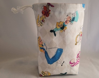 Alice In Wonderland Reversible Dice Bag